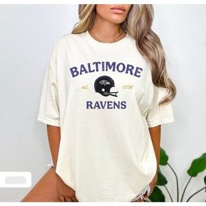 Baltimore Ravens T-Shirt, Baltimore Ravens Graphic, Ravens Football  T-shirt